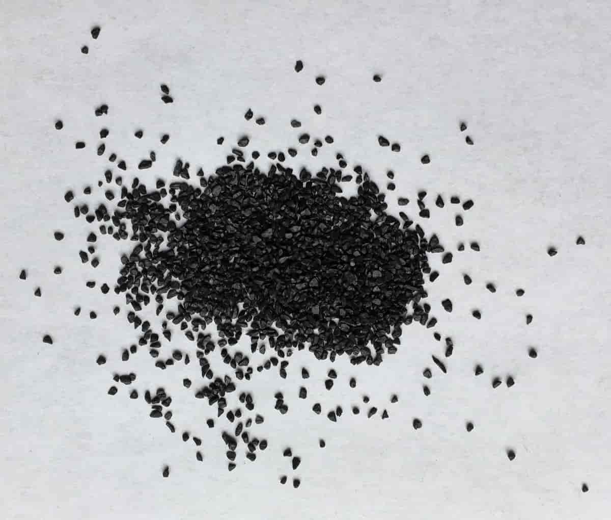 Polert granulert svartkrutt