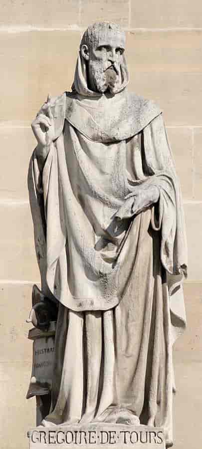 Statue av Gregor fra Tours