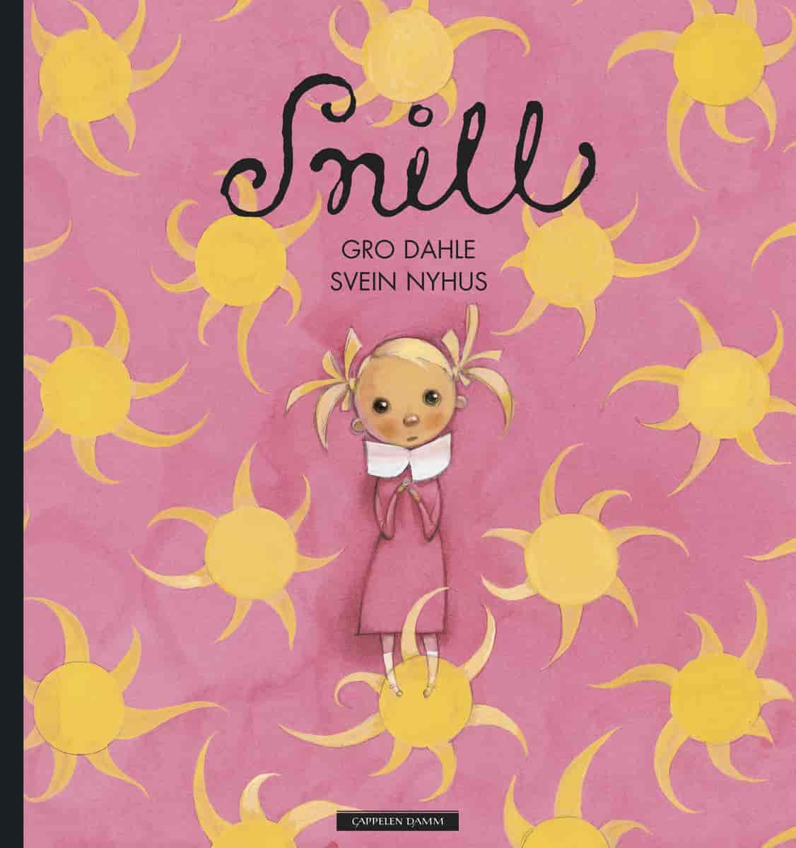 Svein Nyhus sitt omslag til bildeboka Snill av Gro Dahle (2002)