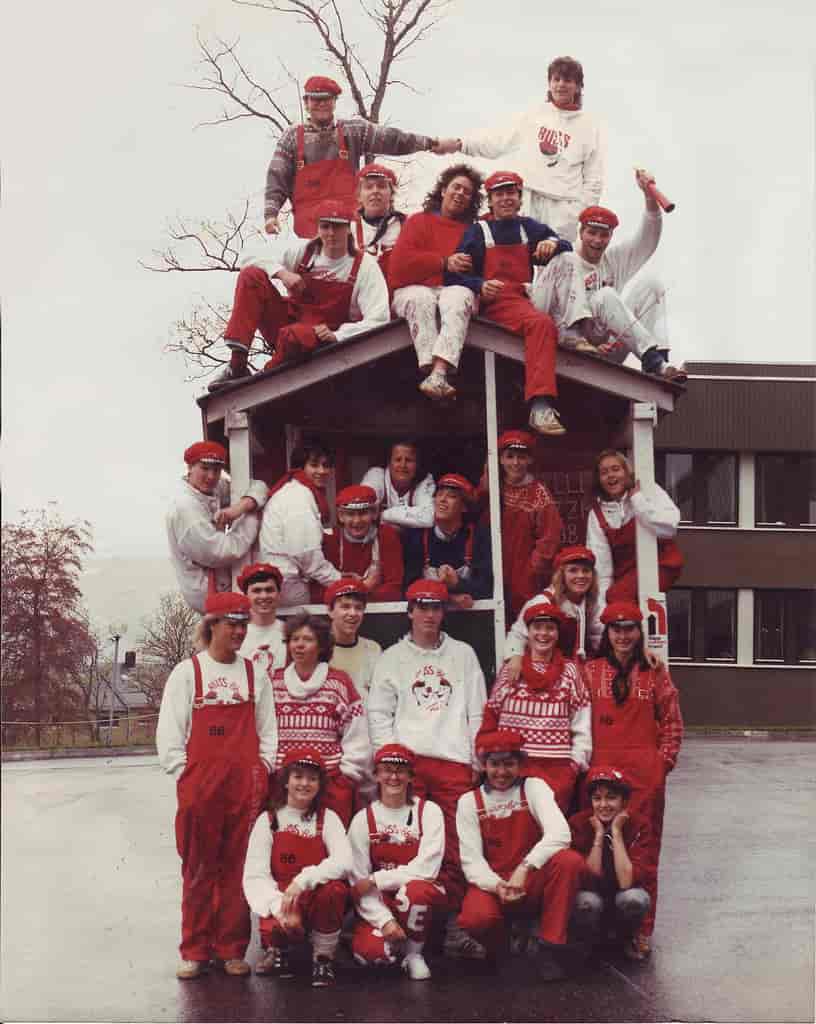 Russefeiring, Ålesund, 1986