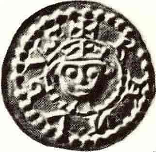 Mynt fra kong Knut Långes regjeringstid