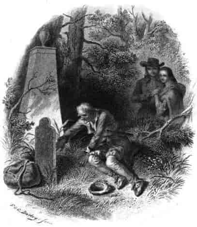 Illustrasjon av Felix Octavius Darley til romanen The Pioners (1861)