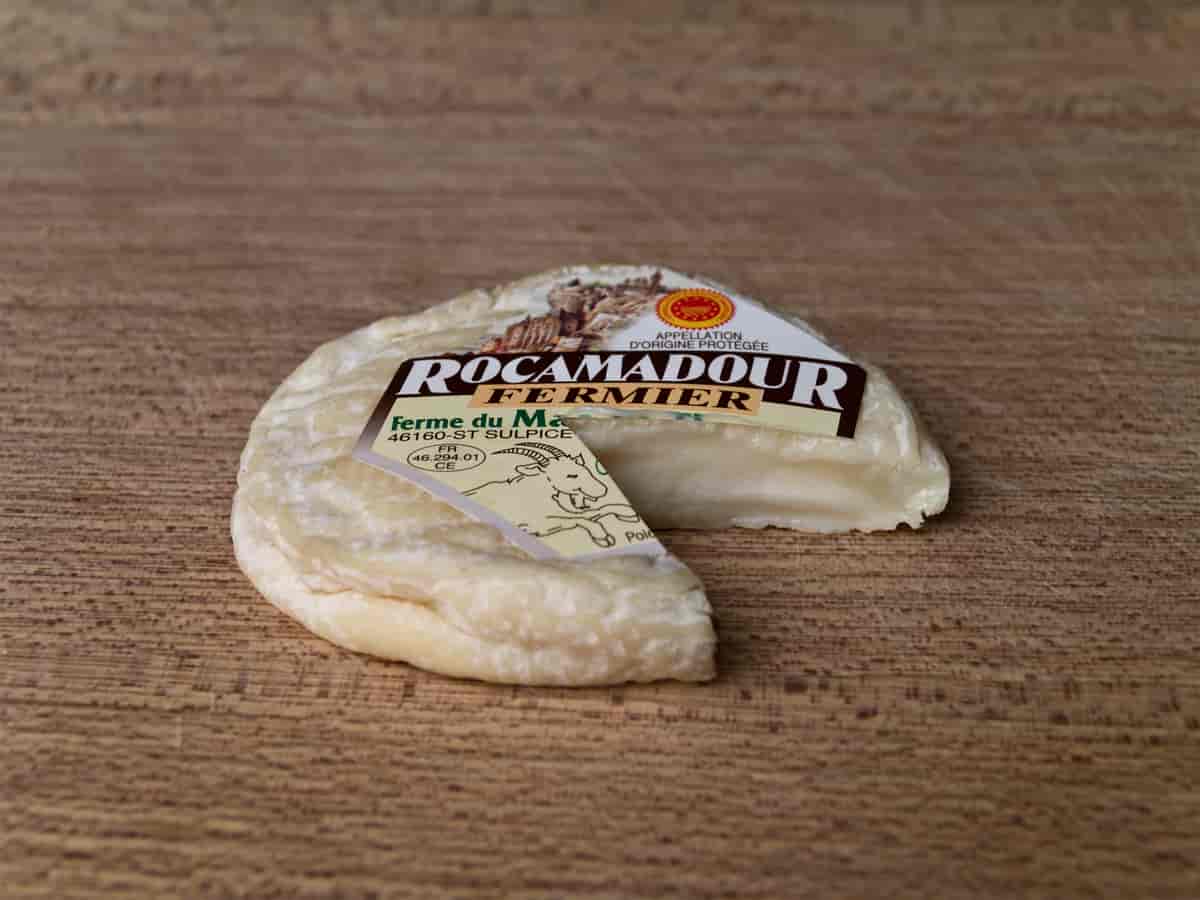 Rocamadour-ost med PDO-merking