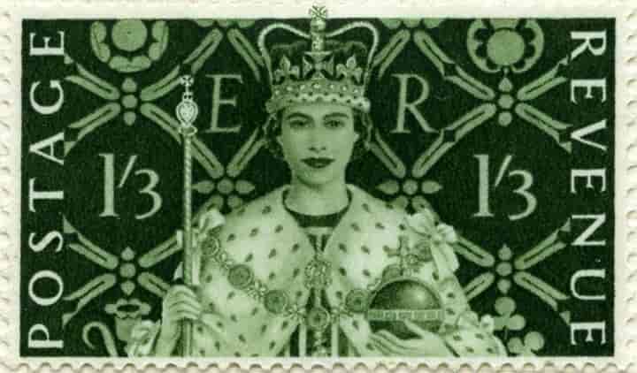 Royal Mails frimerke designet av Edmund Dulac