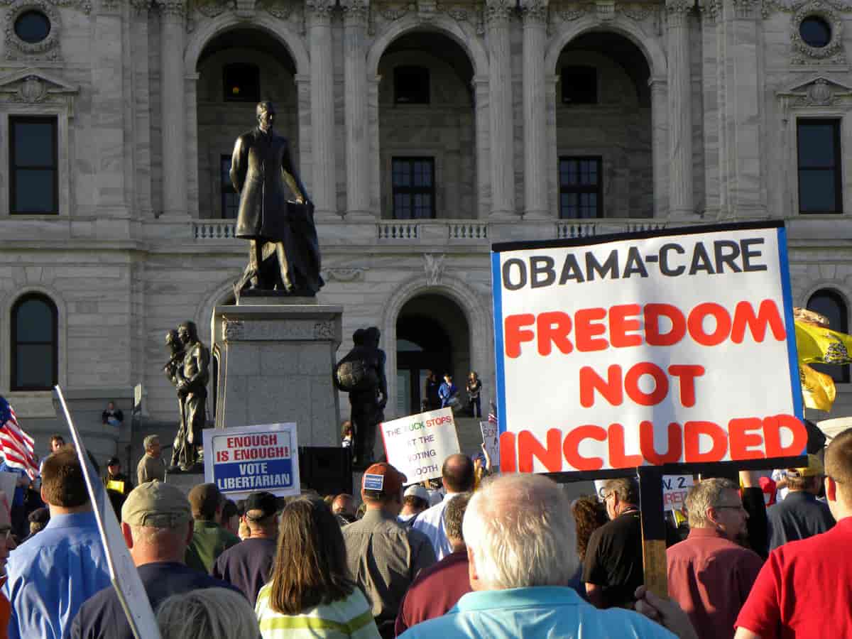 Protest mot Obamacare