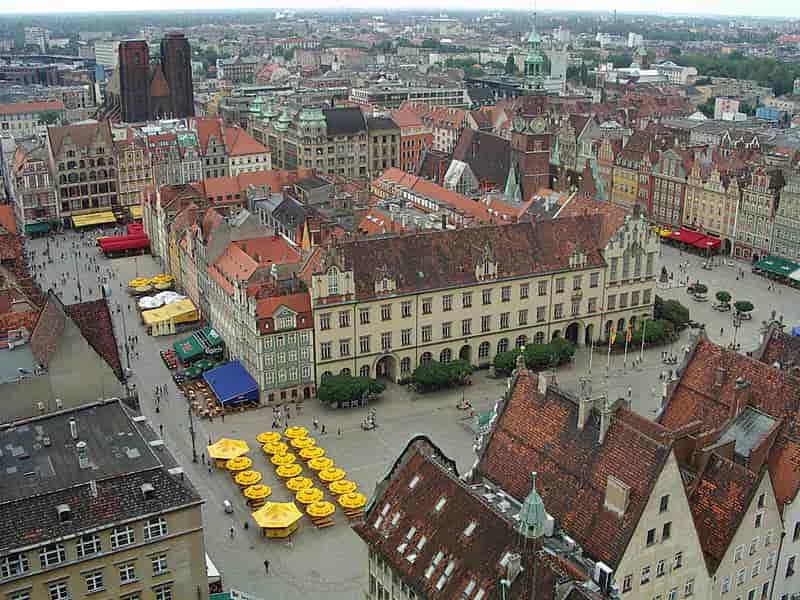 Markedsplassen i Wrocław