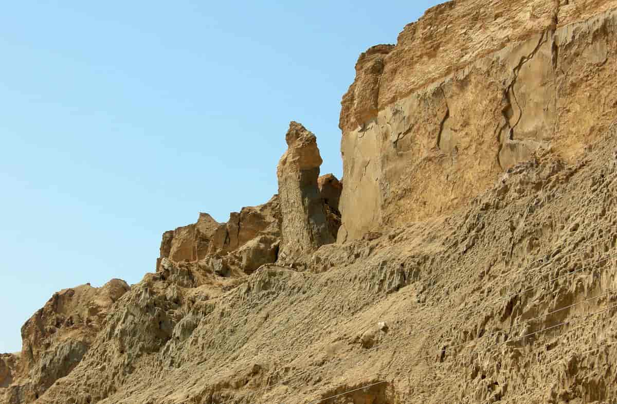 Saltstein-formasjon ved Dødehavet