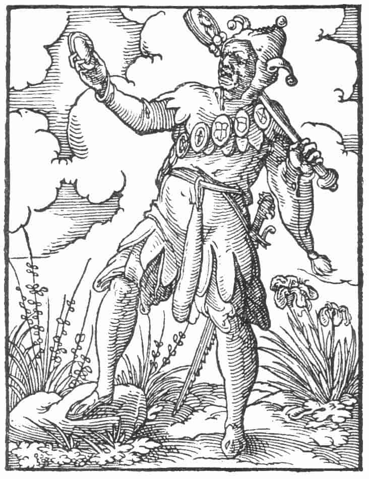 Jost Ammans tresnitt "Narren" fra 1568