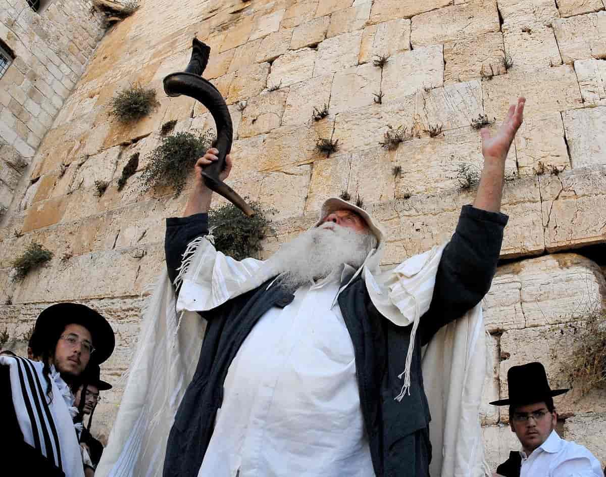 Ortodokse jøder ved Vestmuren