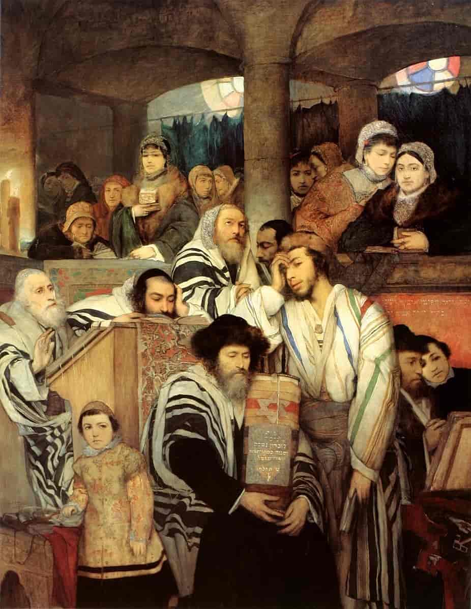 Yom kippur i synagogen