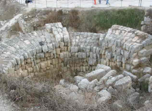 Samaria. ruiner fra hellenistisk tid.