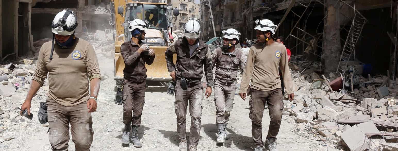 Frivillige fra De hvite hjelmene, Aleppo 2016