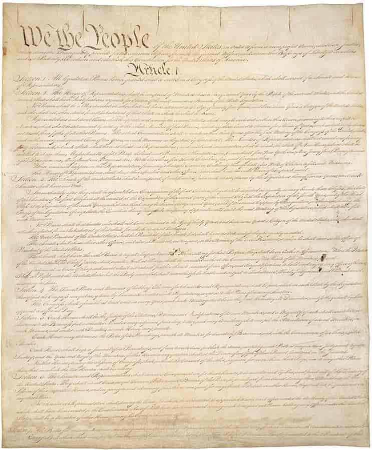 Den amerikanske konstitusjonen