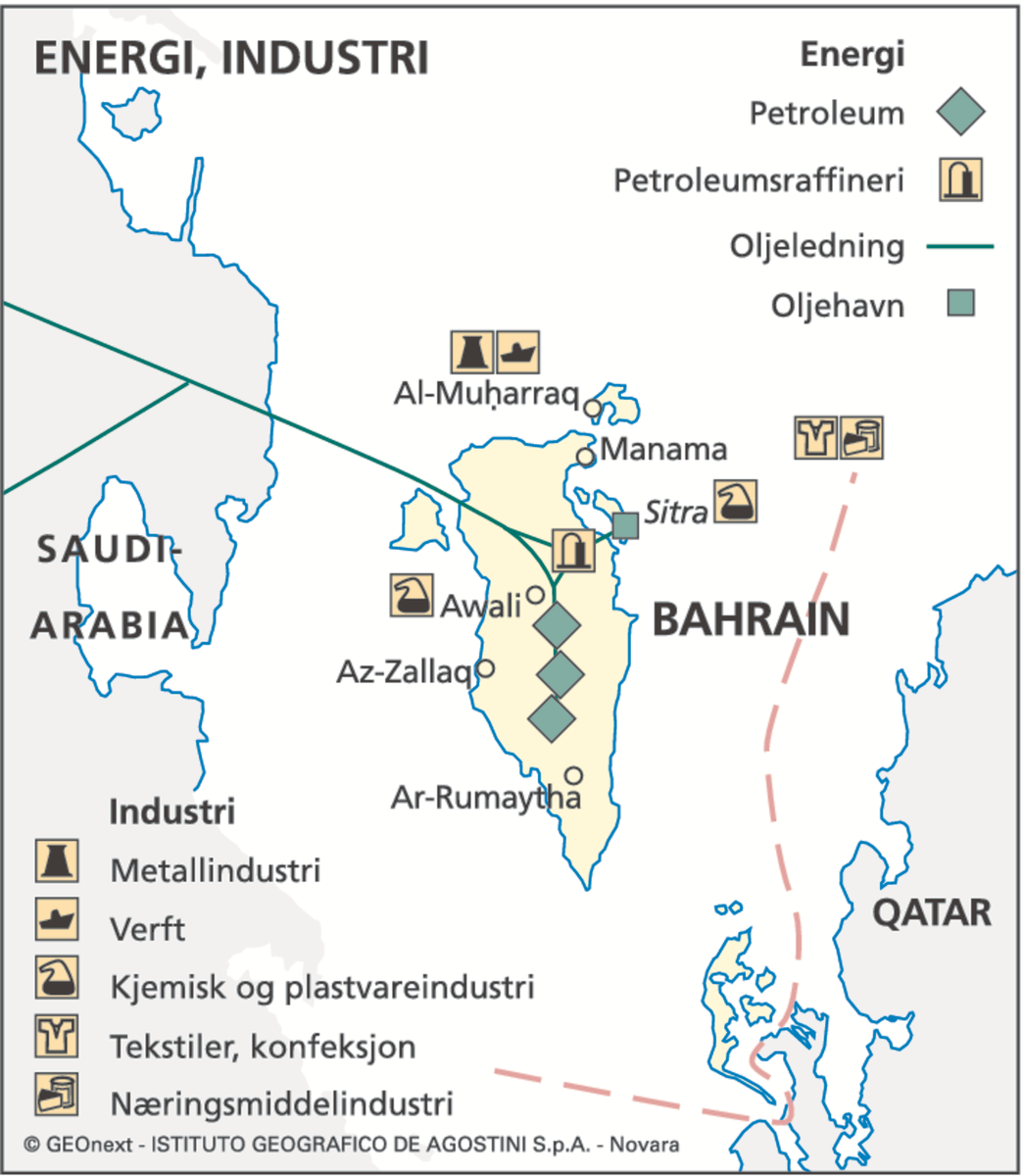 Bahrain (øk. kart)