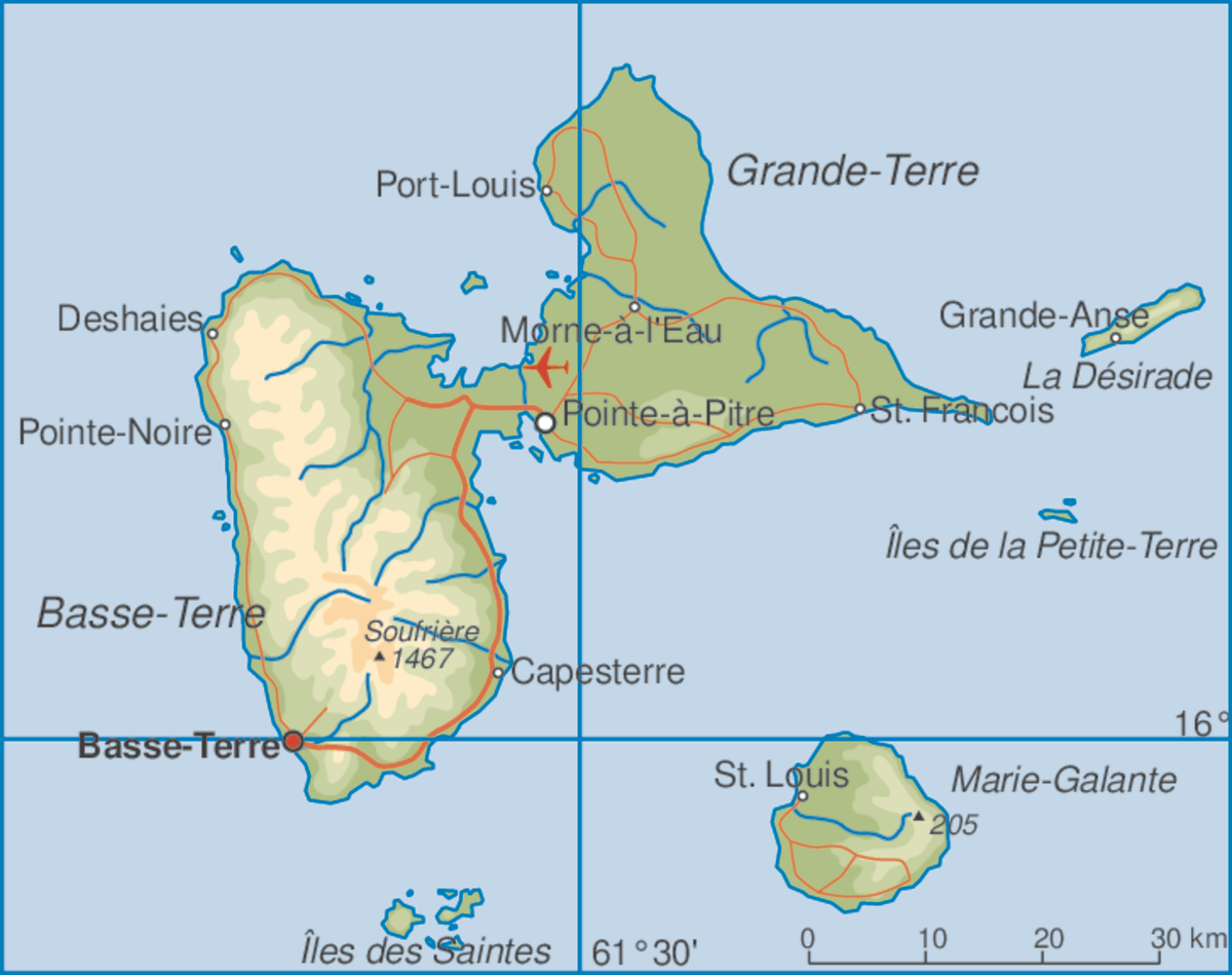 Guadeloupe (Hovedkart)