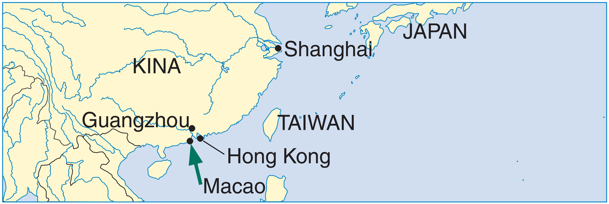 Macao (plasseringskart)