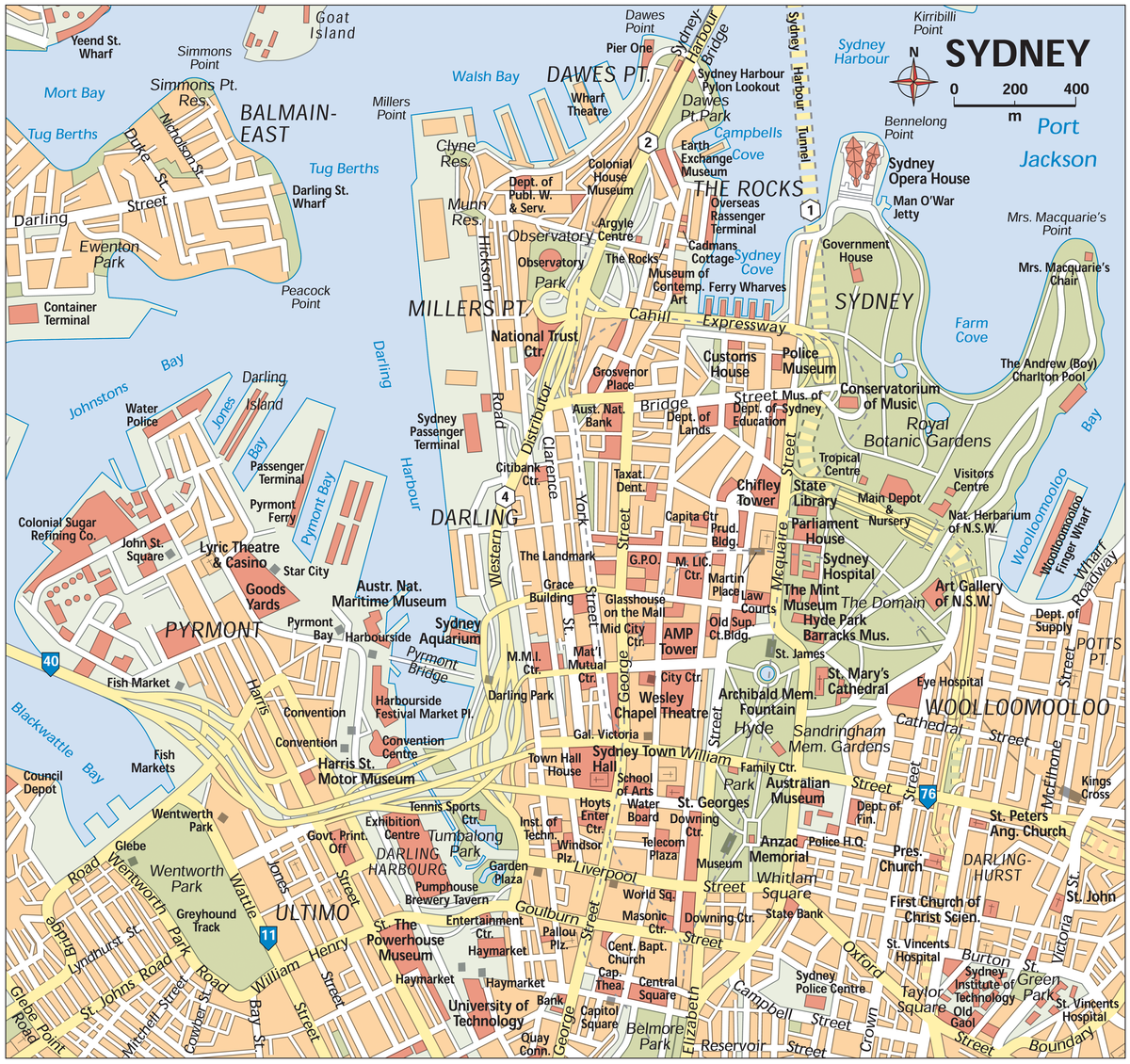 Sydney (Sentrumskart)