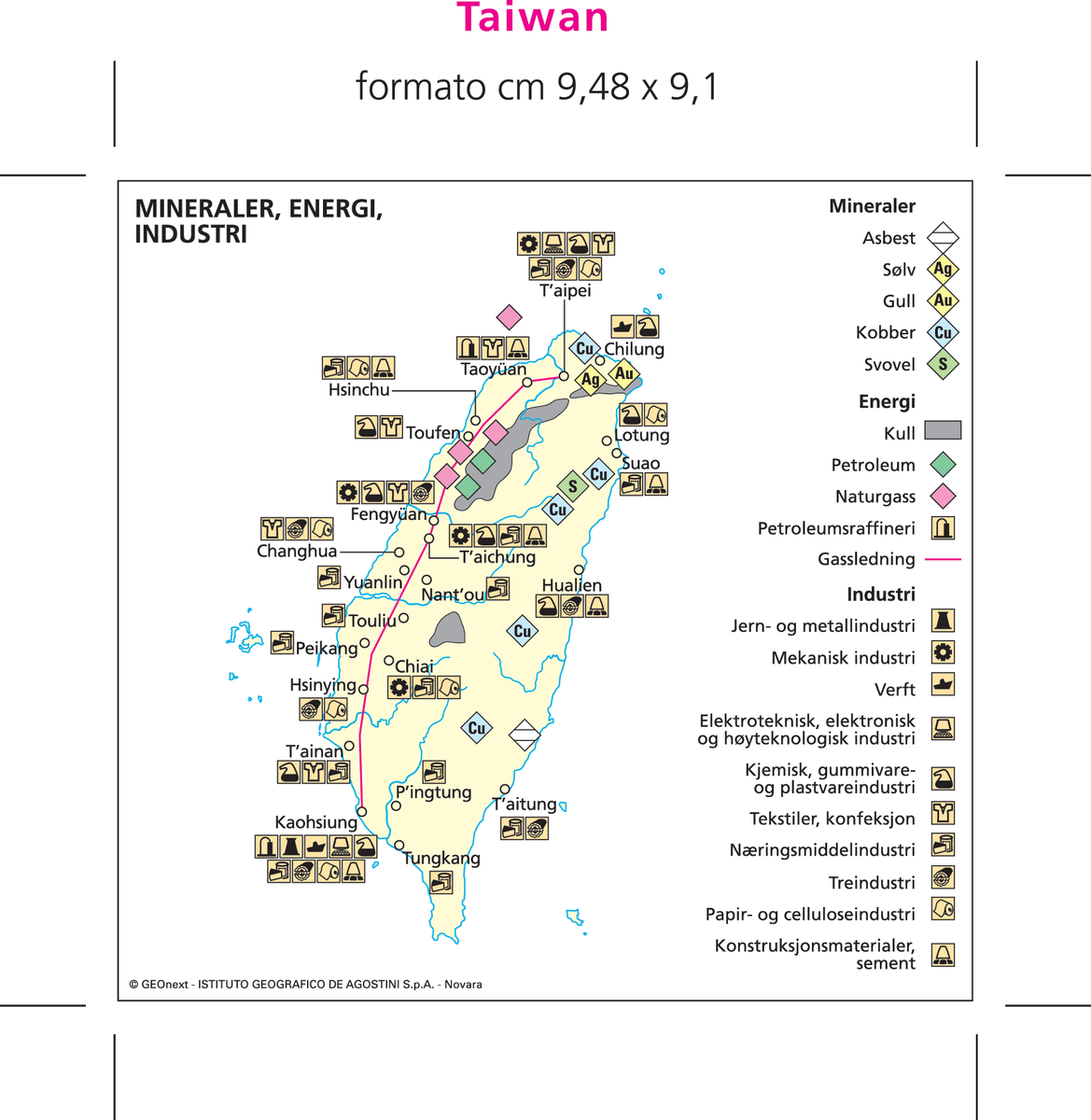 Taiwan (Økon. kart)