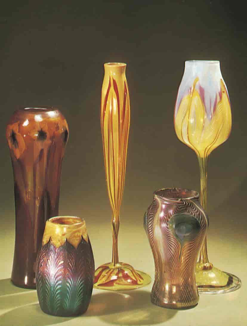 Tiffany glassvaser