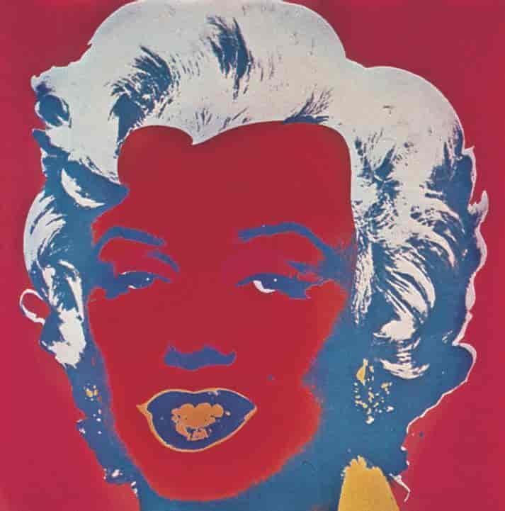 silketrykk,Marilyn Monroe
