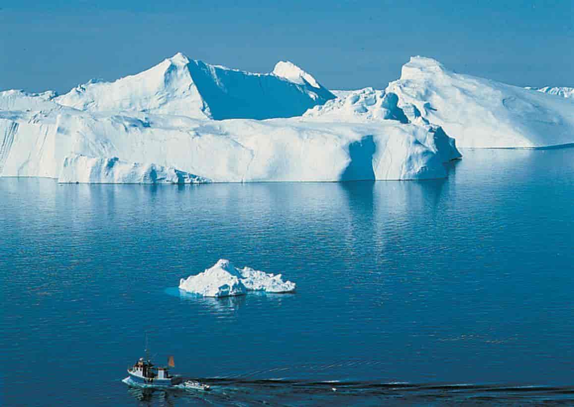 Grønland (Fangst og fiske) (fiskebåt i Disko Bugt)