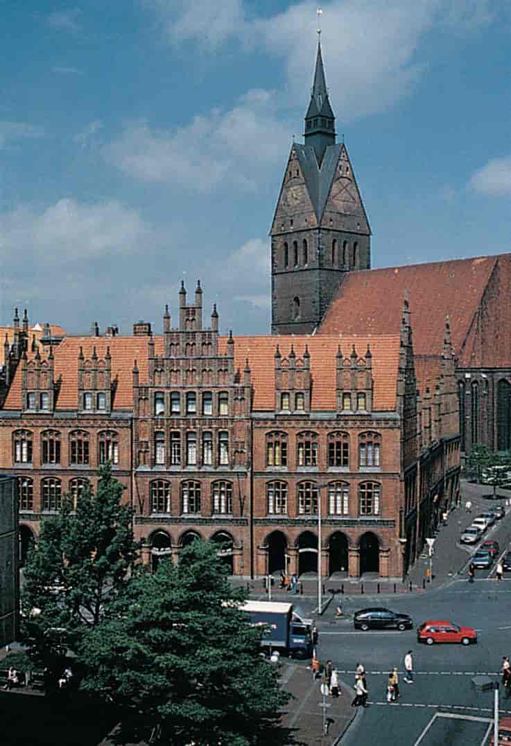 Hannover (rådhus og Marktkirche)