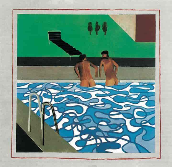 Hockney, David (maleri: To gutter i et svømmebasseng)