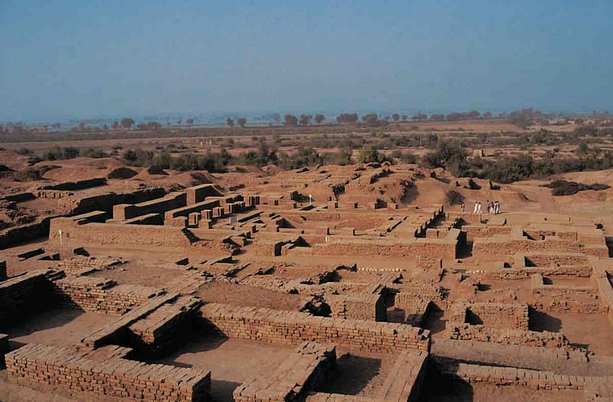 Induskulturen (Mohenjo Daro, ruiner)