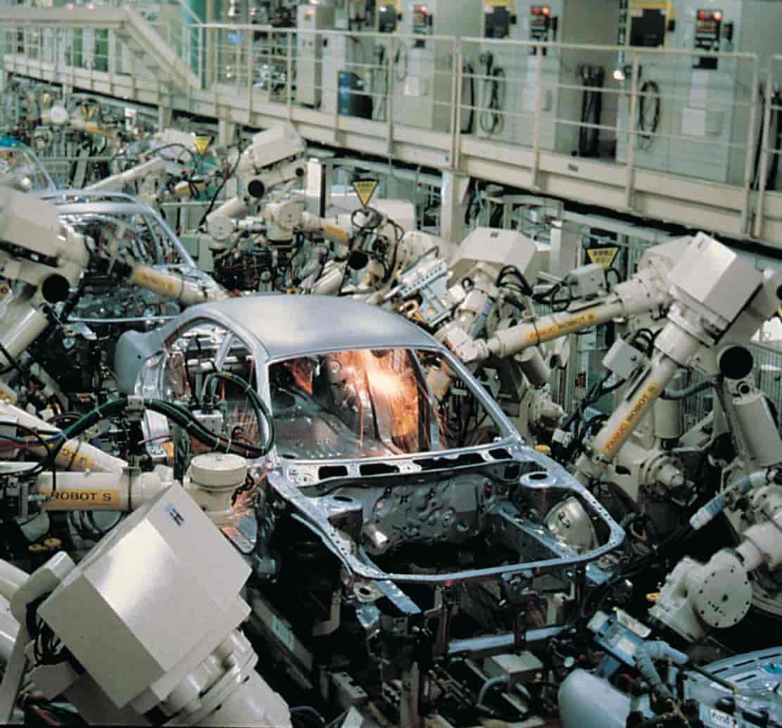 Japan (Industri) (roboter i Mazda-bilfabrikk)
