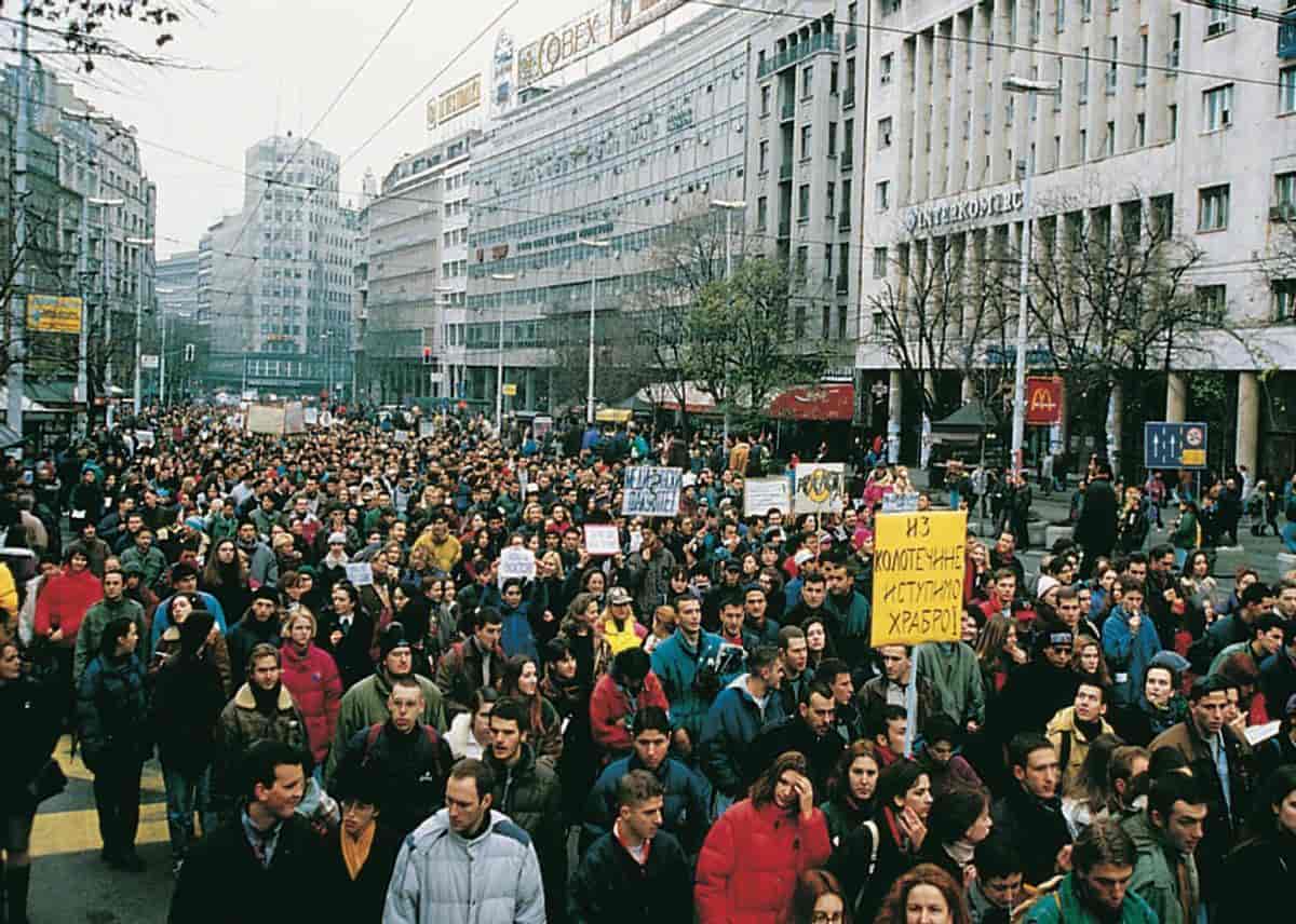 Serbia og Montenegro (Historie) (demonstrasjon 1996)