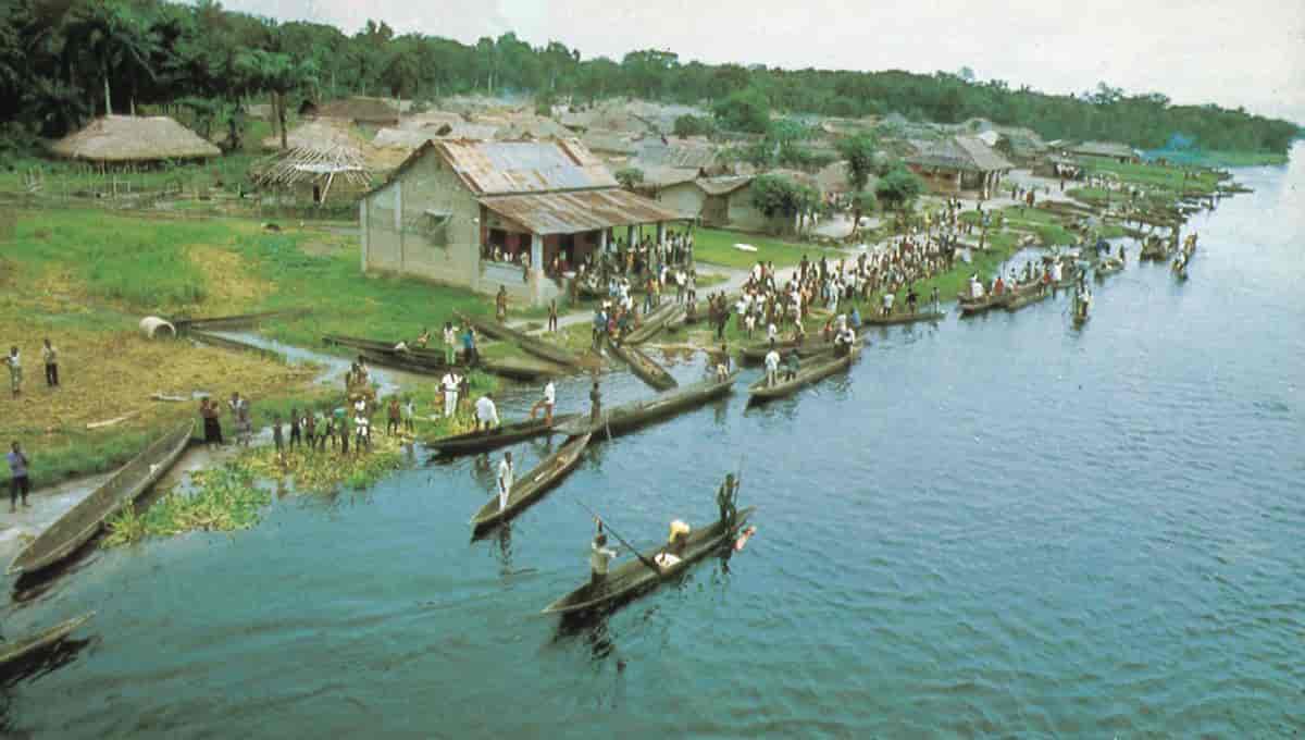 Kongo(Zaire), landsby