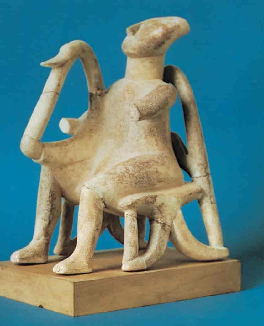 Kykladene (skulptur, harpespiller)