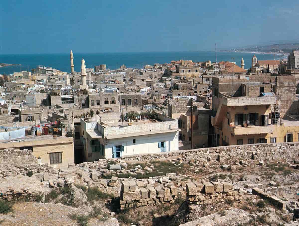 Libanon, havnebyen Sayda