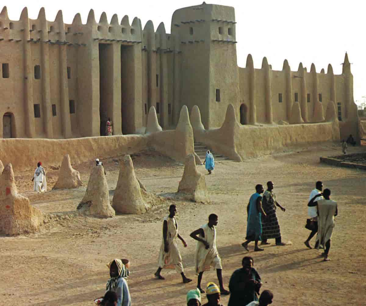 Mali, arkitektur i Djenné