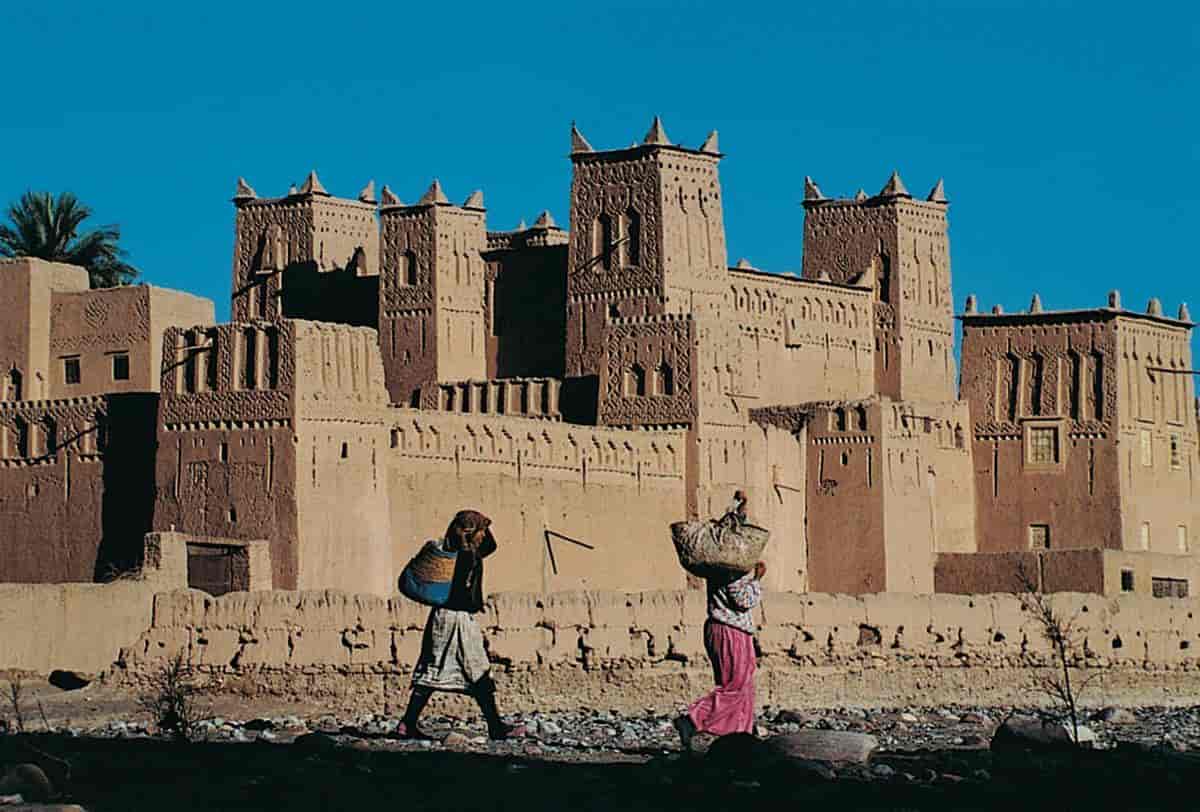 Marokko, arkitektur -kasba