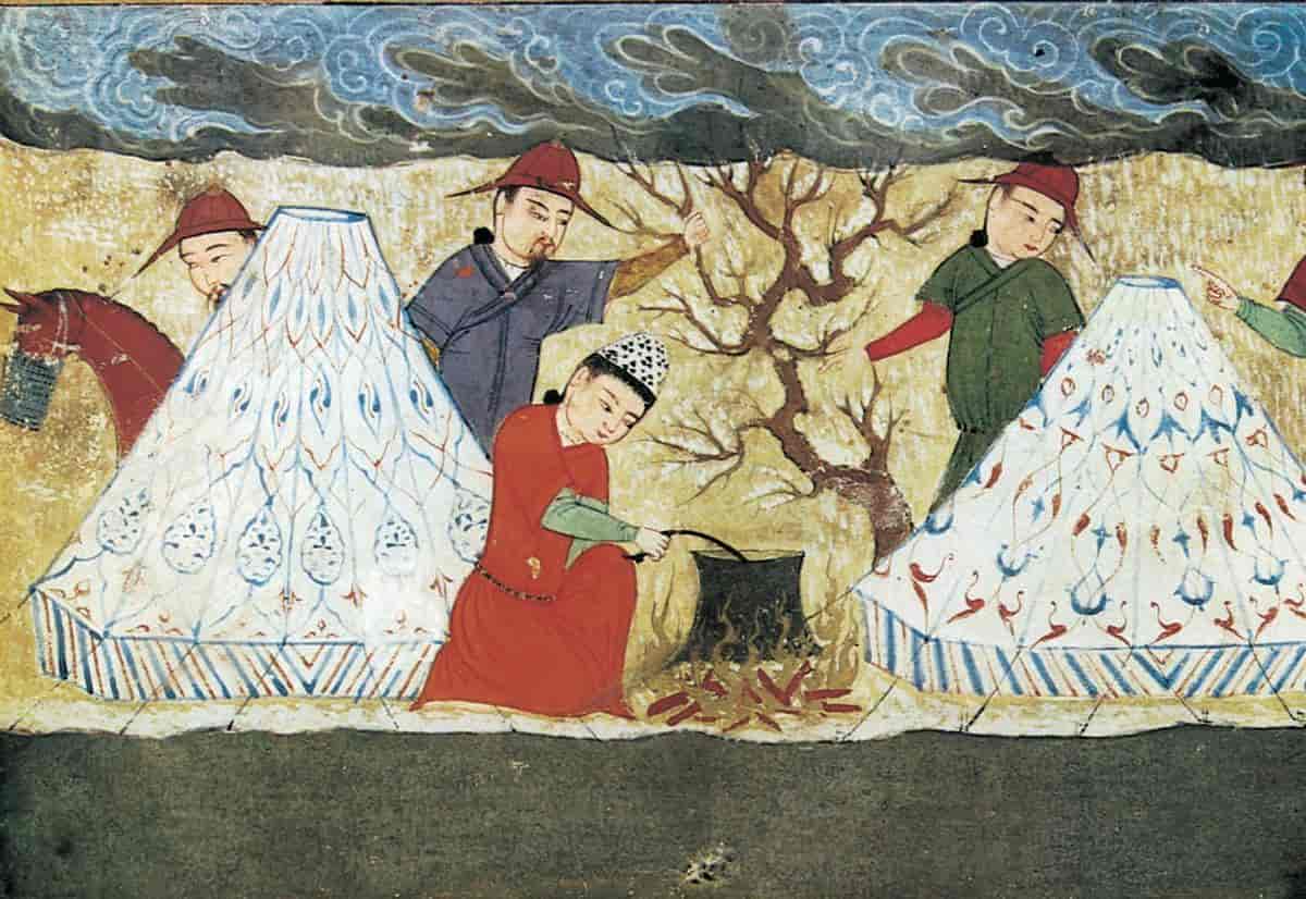 Mongoler (miniatyr, persisk)