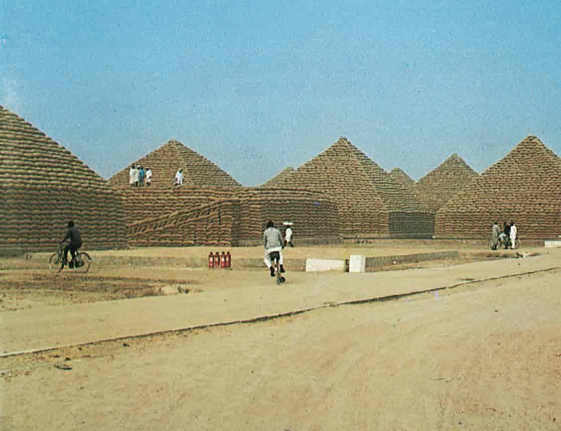 Nigeria (Jordbruk) (jordnøttpyramider)