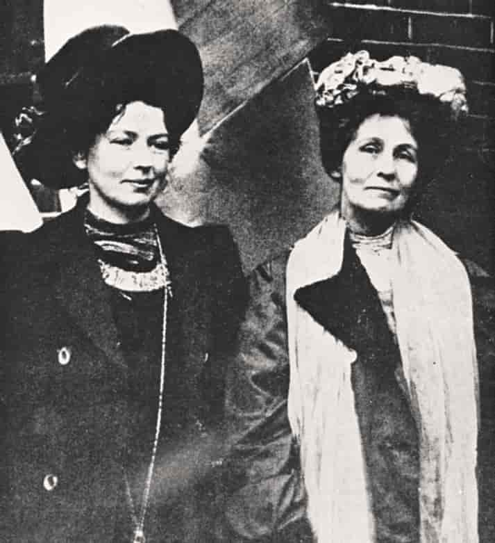 Pankhurst, Emmeline og Christabel (foto)