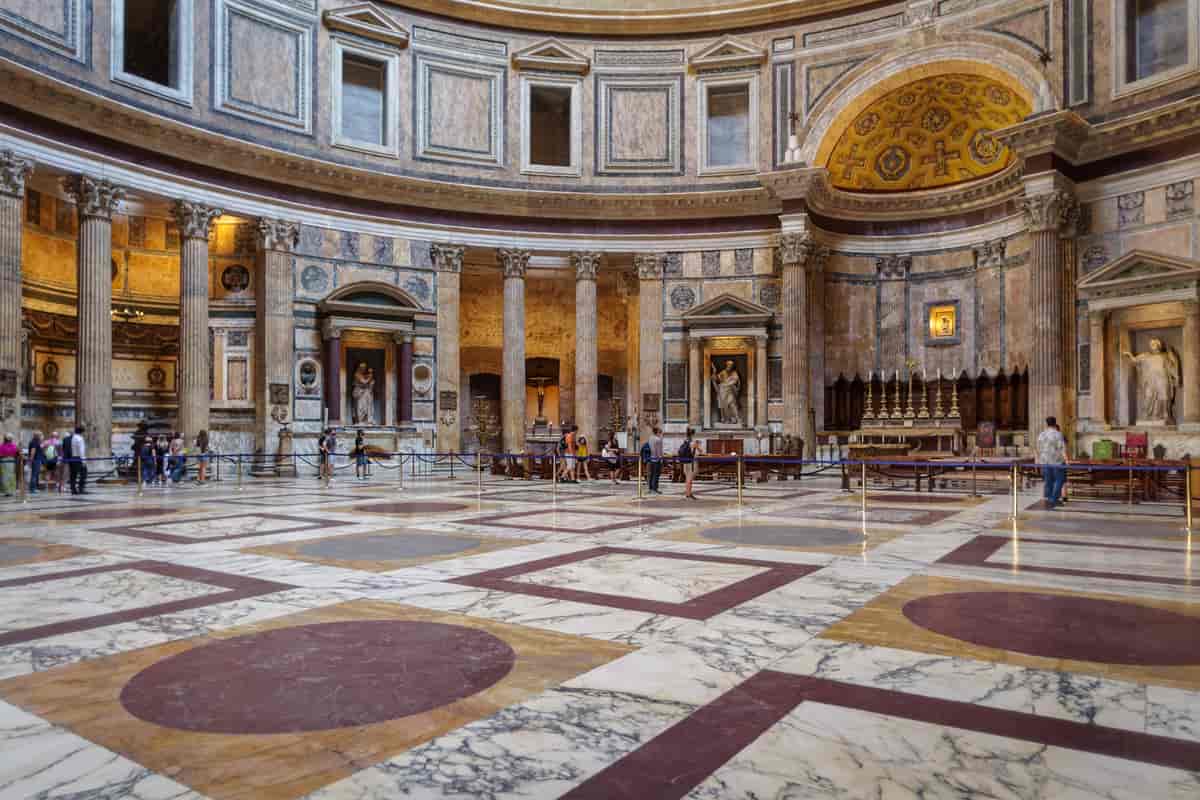 Pantheon interiør