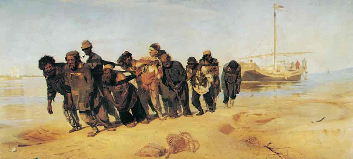 Pramdragere ved Volga