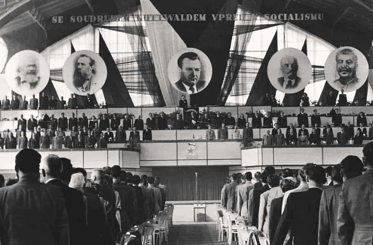 kommunist-kongress i Tsjekkoslovakia