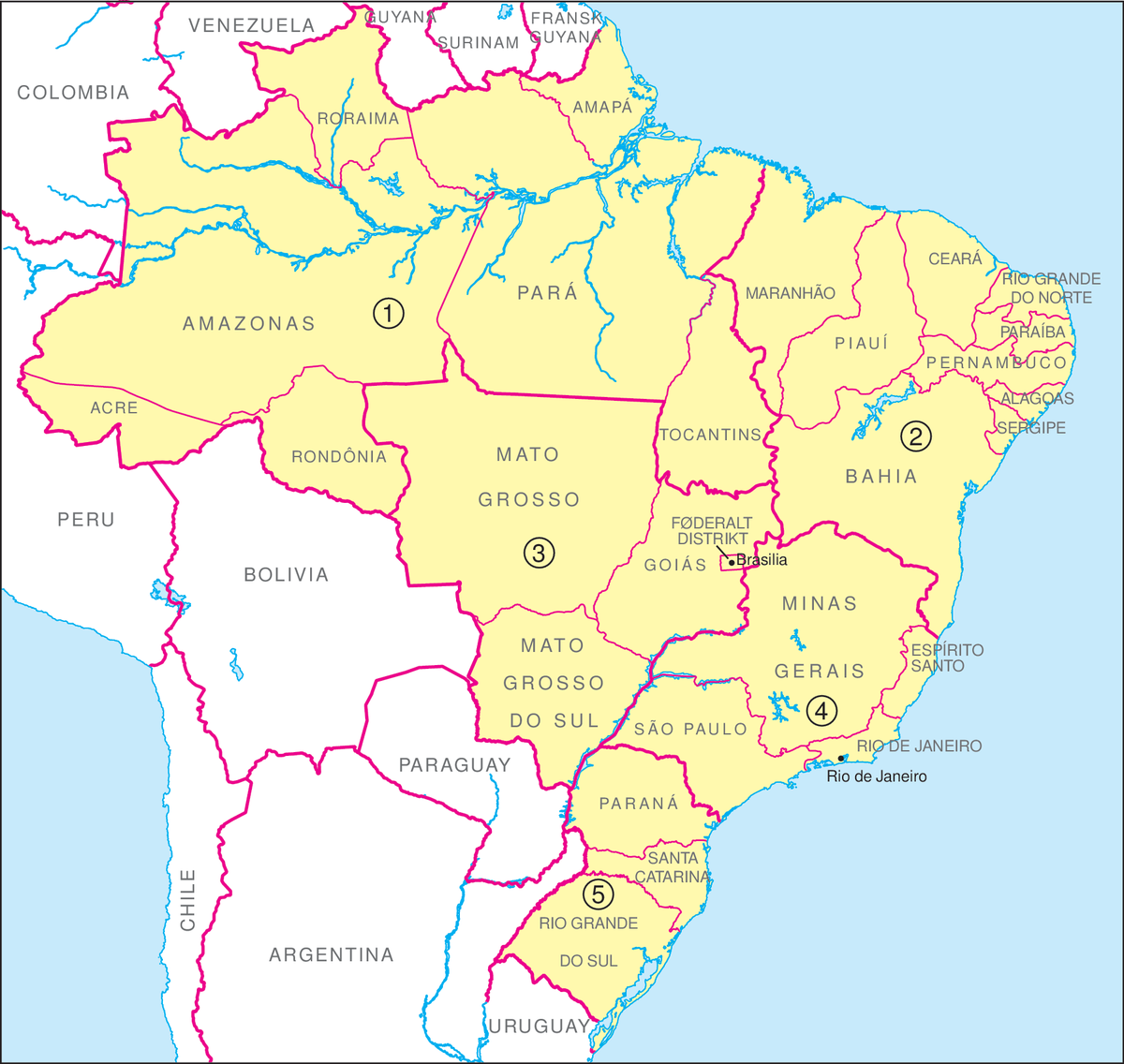 Brasil – Administrativ inndeling