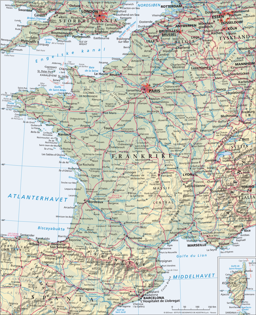Frankrike (hovedkart)