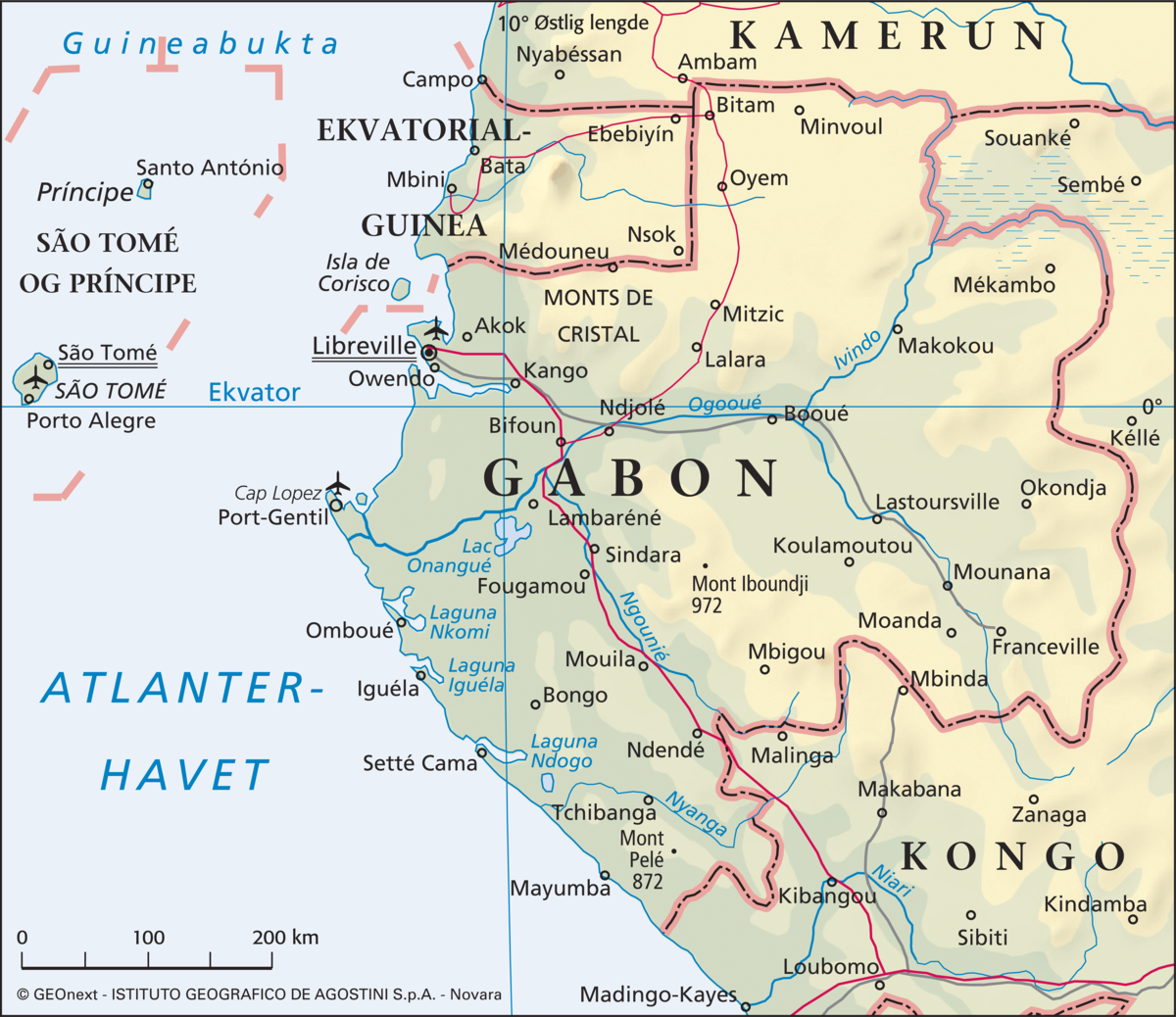 Gabon (hovedkart)
