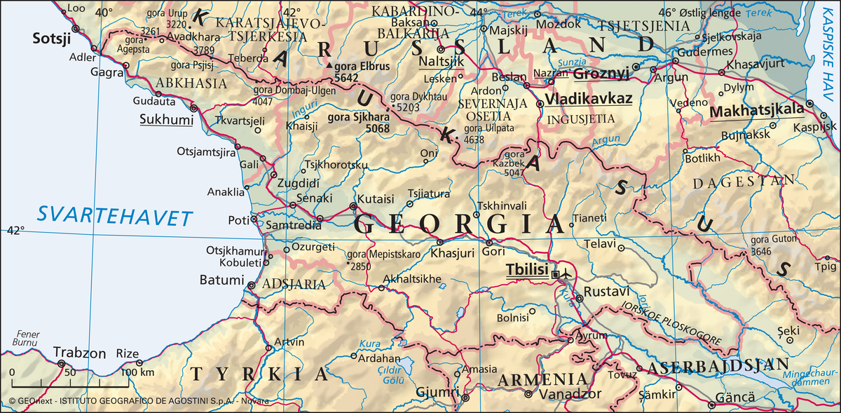 Georgia (hovedkart)