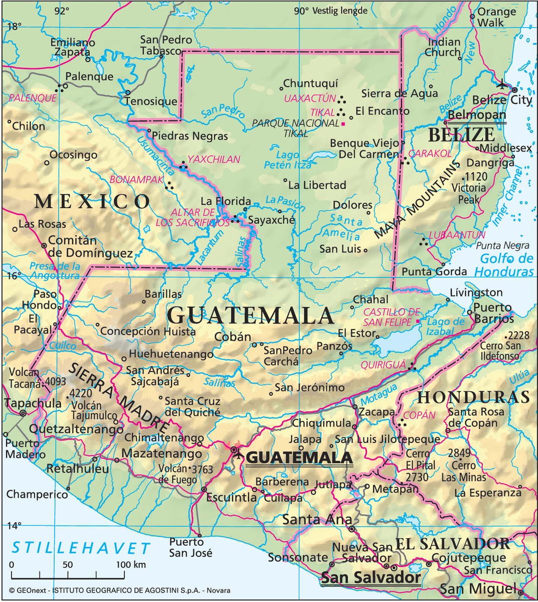 Guatemala (Hovedkart)