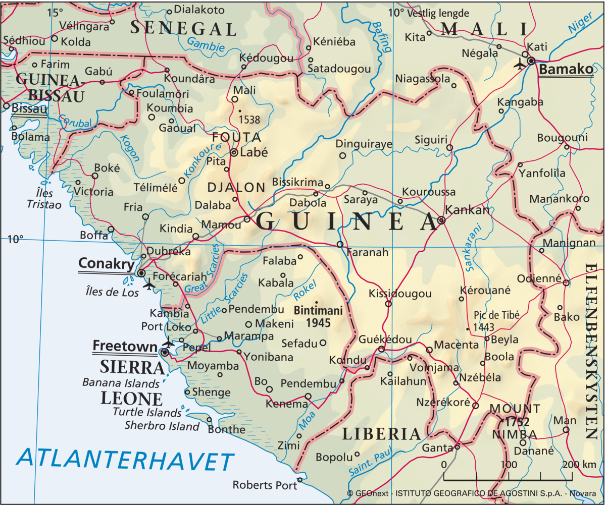 Guinea (Hovedkart)