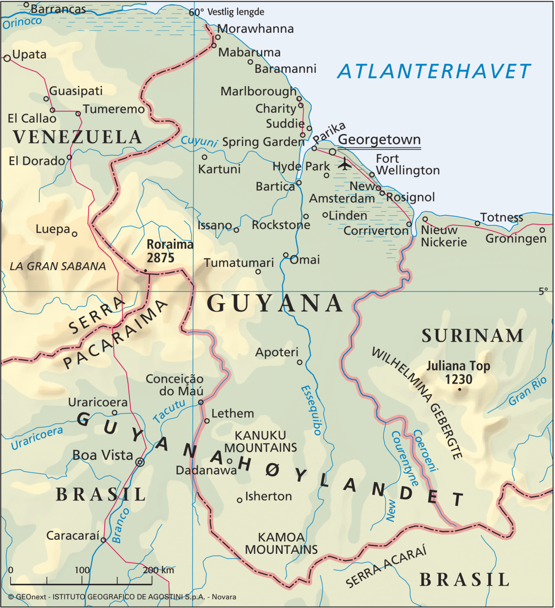 Guyana (Hovedkart)