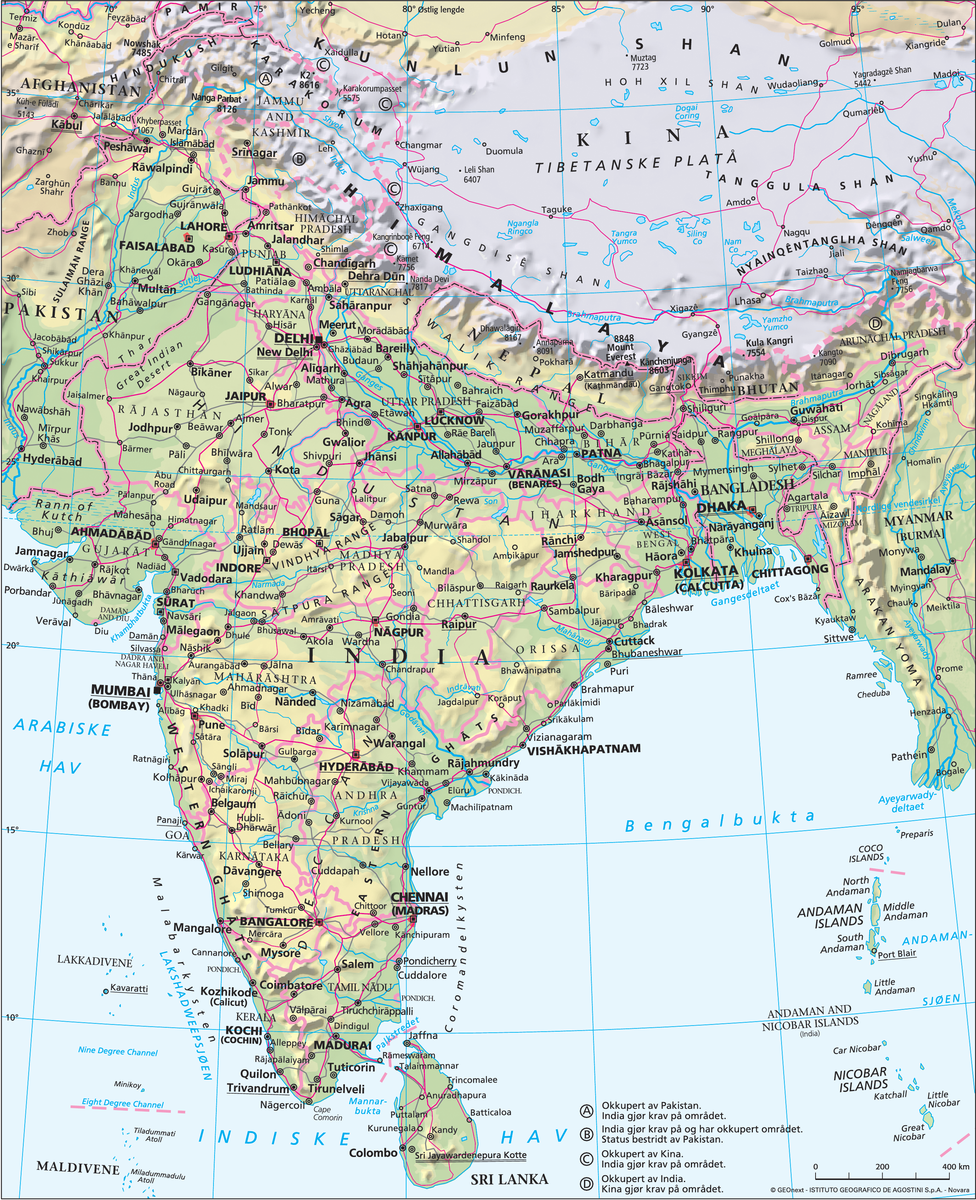 India (Hovedkart)
