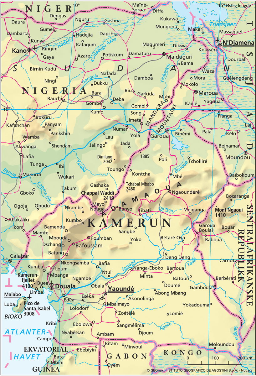 Kamerun (hovedkart)